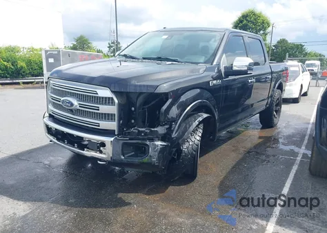 2015 Ford F-150 Platinum z USA, uszkodzony, nr VIN 1FTEW1EF5FFB37738